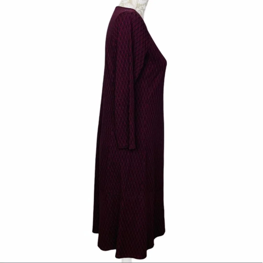 J.JILL Ponte Knit Dress fit & flare Dress PS 1477 - Picture 4 of 8